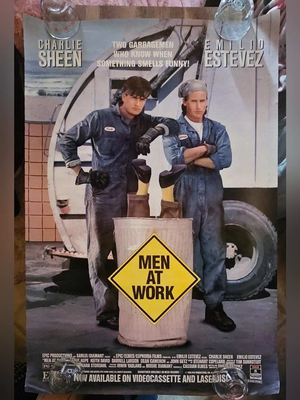 Men At Work Promo Poster VHS